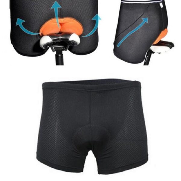 Shorts Masculino Forro Espuma D45 poliéster Esportes Ciclista - Imagem 6