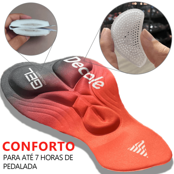 Bermuda Bike Forever Preta Ciclismo C/ Forro Gel Confortável - Imagem 3