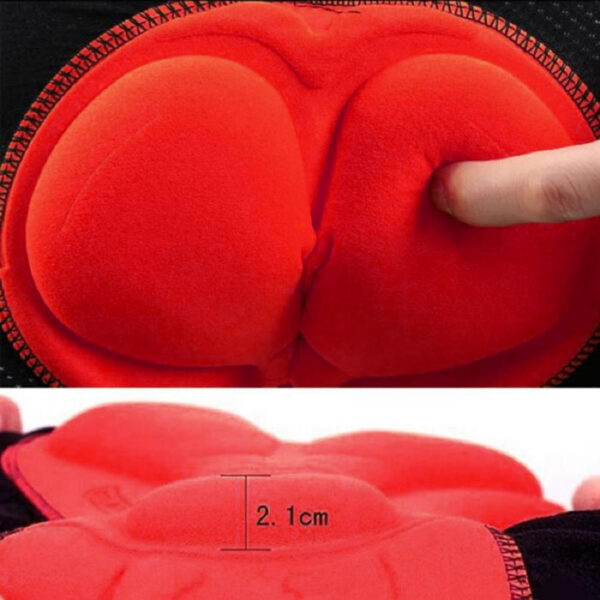 Shorts Masculino Forro Espuma D45 poliéster Esportes Ciclista - Imagem 7