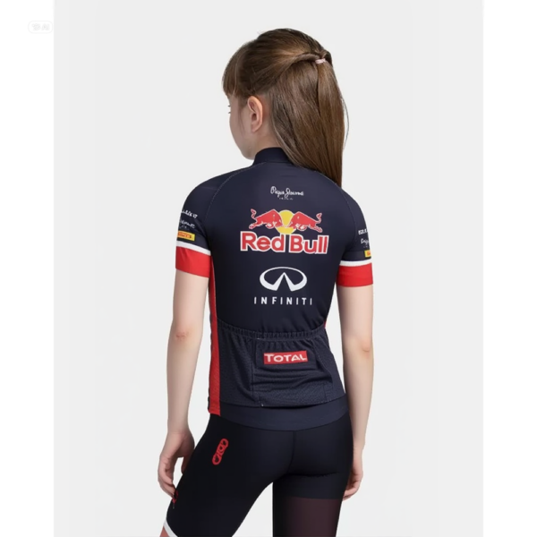 Camisa Ciclismo Infantil Red Bull Manga Curta - Imagem 2