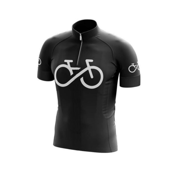 Camisa Ciclismo Infantil Bike Forever Preta Manga Curta Dryfit - Imagem 5