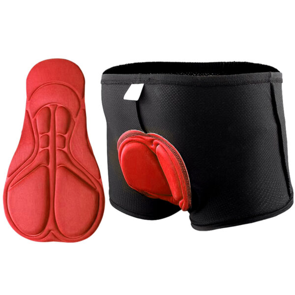 Shorts Masculino Forro Espuma D45 poliéster Esportes Ciclista - Imagem 1