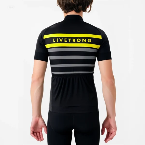 Camisa Ciclismo Infantil Livestrong Listras UV - Imagem 2