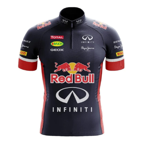 Camisa Ciclismo Infantil Red Bull Manga Curta - Imagem 4