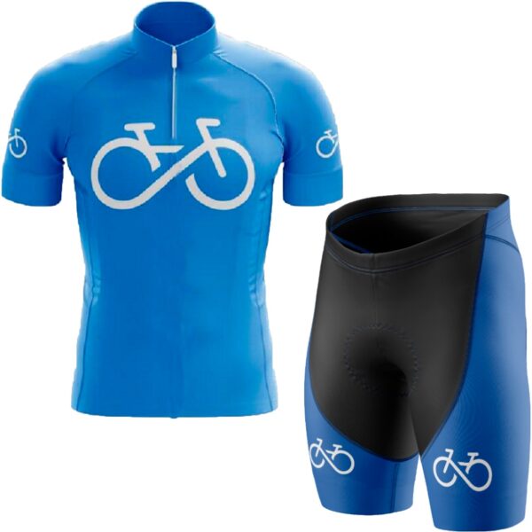 Conjunto Camisa Bike Forever Manga Curta E Bermuda Mtb Dry - Imagem 1