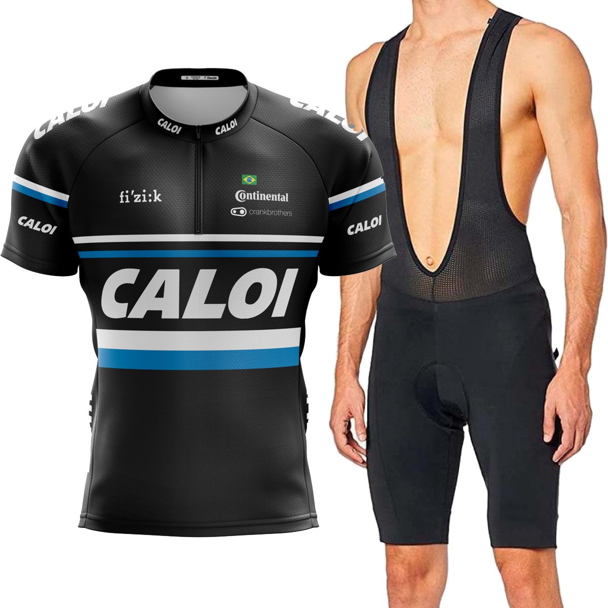 299b0f45a1725fe3e01afe685d5be006.jpg Kit Bretelle Forro Gel Camisa Caloi Dry Fit Mtb Speed Pro - Imagem 1